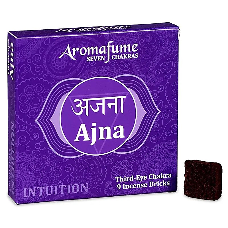 Aromafume Chakra Incense Bricks 6th Chakra --package Of 3 Pcs - 40 G