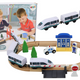 Wooden Railway Track Train Train Tracks Accessories Bridge Police 3.2m