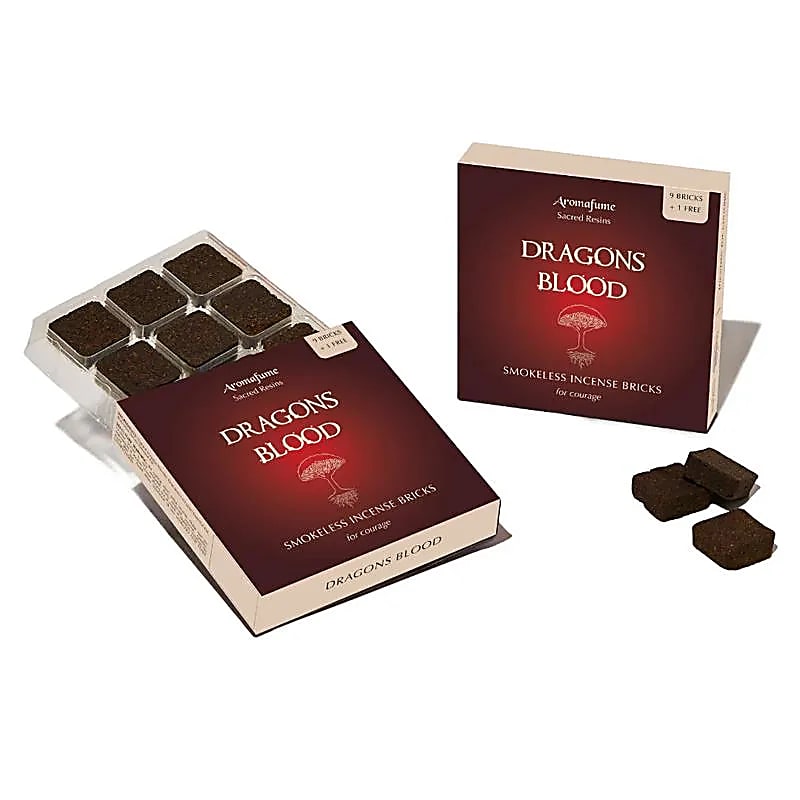 Aromafume Wierookblokjes Drakenbloed --verpakking van 3 stuks - 40gr