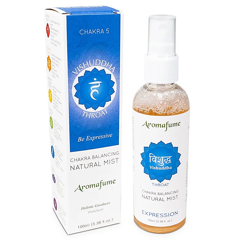 Légfrissítő spray Vishuddha 5th Chakra Aromafüme -- 3 db-os kiszerelés - 100 ml