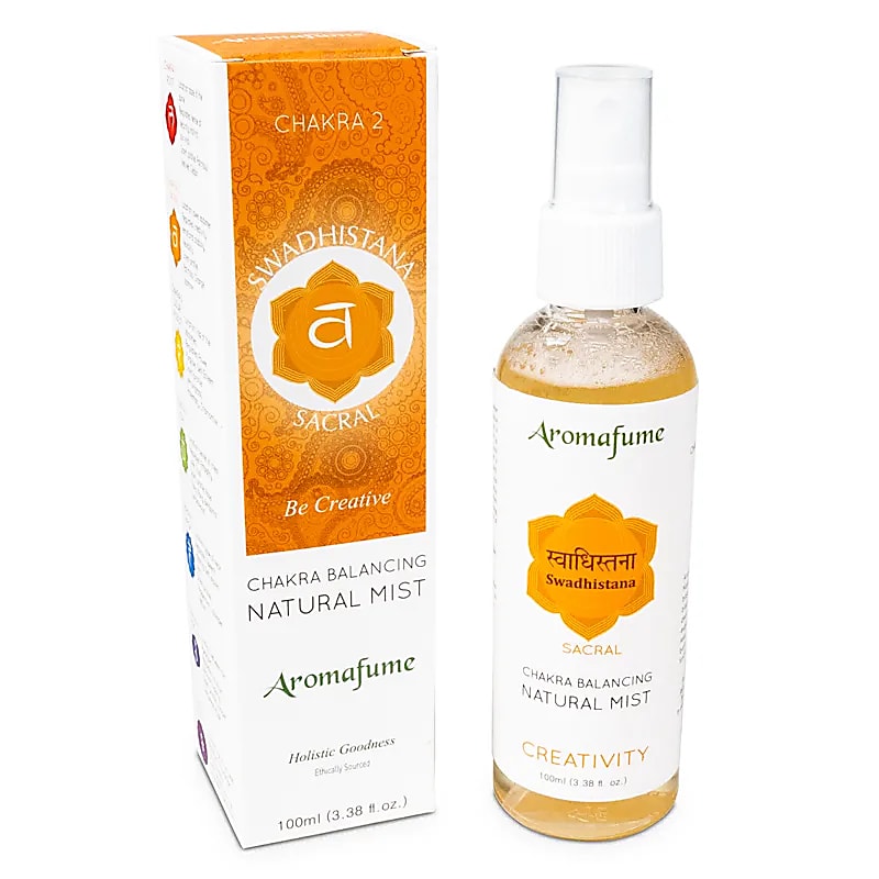 Air Freshener Spray Swadhistana 2nd Chakra Aromafume --package Of 3 Pcs - 100 Ml