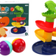 Educational Slide For Balls Sorter Green Dinosaur