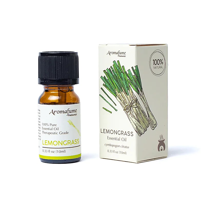 Aromafume etherische olie Citroengras - pakket van 3 stuks - 10 ml