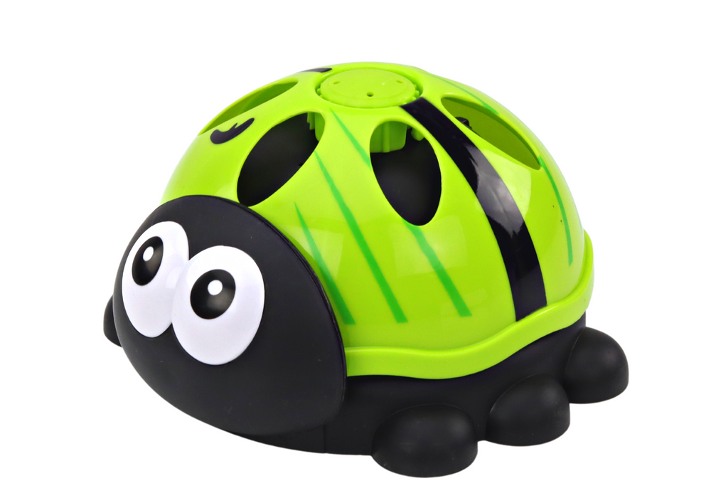 Castle Sprinkler Ladybug Green Water Fountain