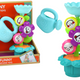 Bath Toy Colorful Flowers Watering Can