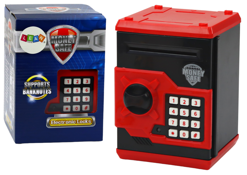 Piggy Bank Electronic Safe For Banknotes And Coins Learning To Save