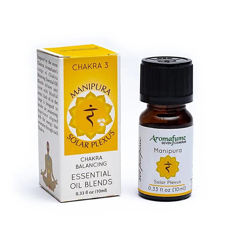 Manipura Chakra Essential Oil Blend Aromafume --package Of 3 Pcs - 10 Ml