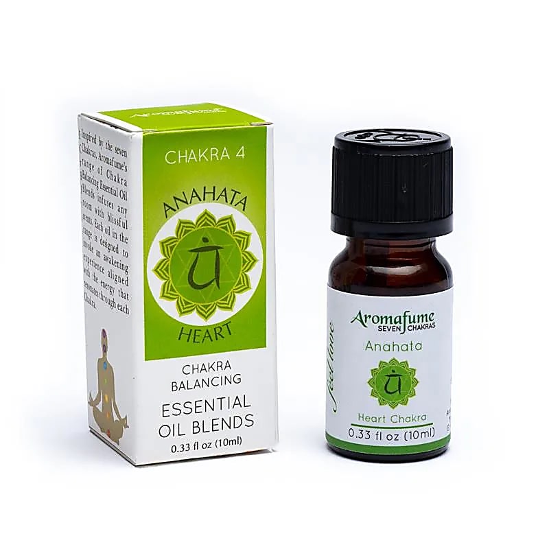Aromafume de mezcla de aceites esenciales Anahata Chakra - Paquete de 10 ml de 3 piezas