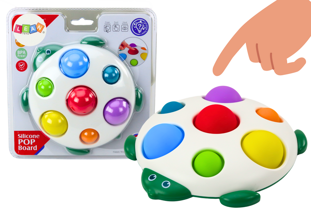 Turtle Sensory Toy Educational Board Pop-it Tabs