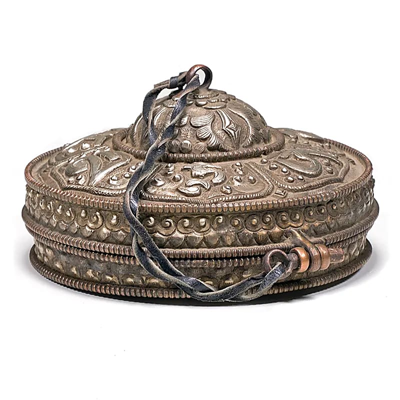 Tingsha Meditationscymbaler i lyxigt hölje - 11 Cm