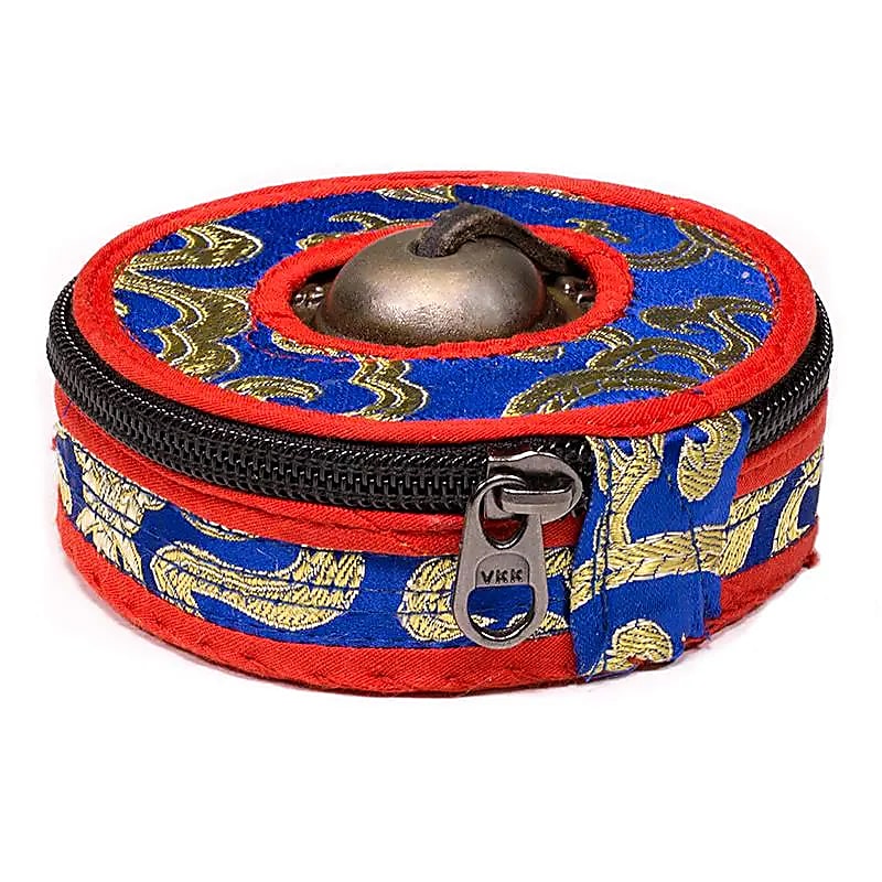 Husa Tingsha Albastru/rosu/negru L - 9 Cm