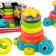 Pyramid Riding Turtle 2in1 Puzzle Wheels Lights Sounds