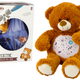Teddy Bear Sleeping Lights Sounds Night And Day Mode Brown
