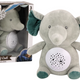 Teddy Bear Elephant Sleeping Melodies Light Star Projector Gray