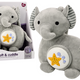 Plush Elephant Projector Sleeper Elephant Gray Cuddly Toy Stars Melodies