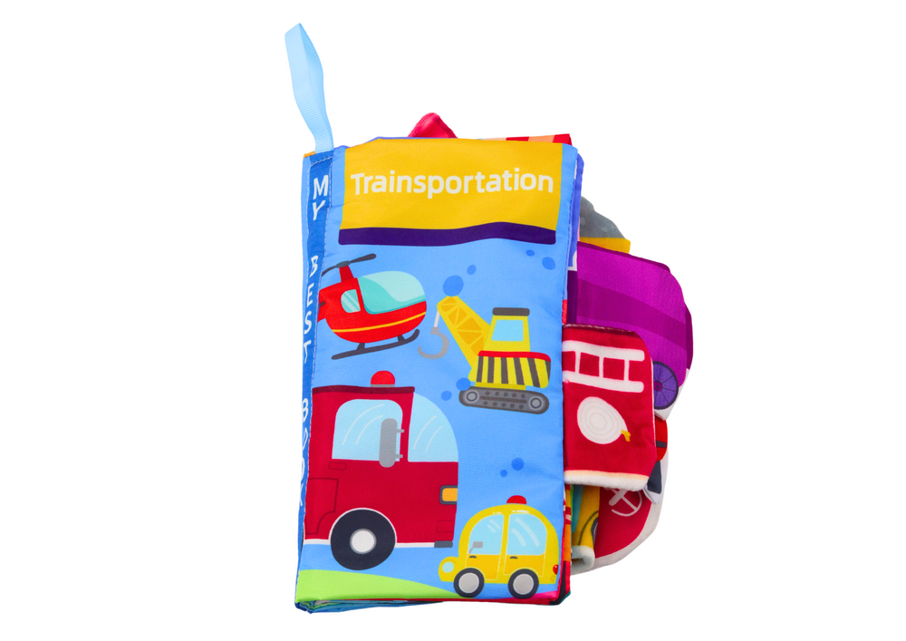 Soft Educational Book Cars Vehicles Colorful Rustling