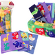 Soft Tissue Box With 6 Fabrics And 3 Rustling Colorful Wipes