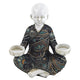 Little Monk Wth 2 поставки за чаени свещи - 598 G; 16x14x21 см