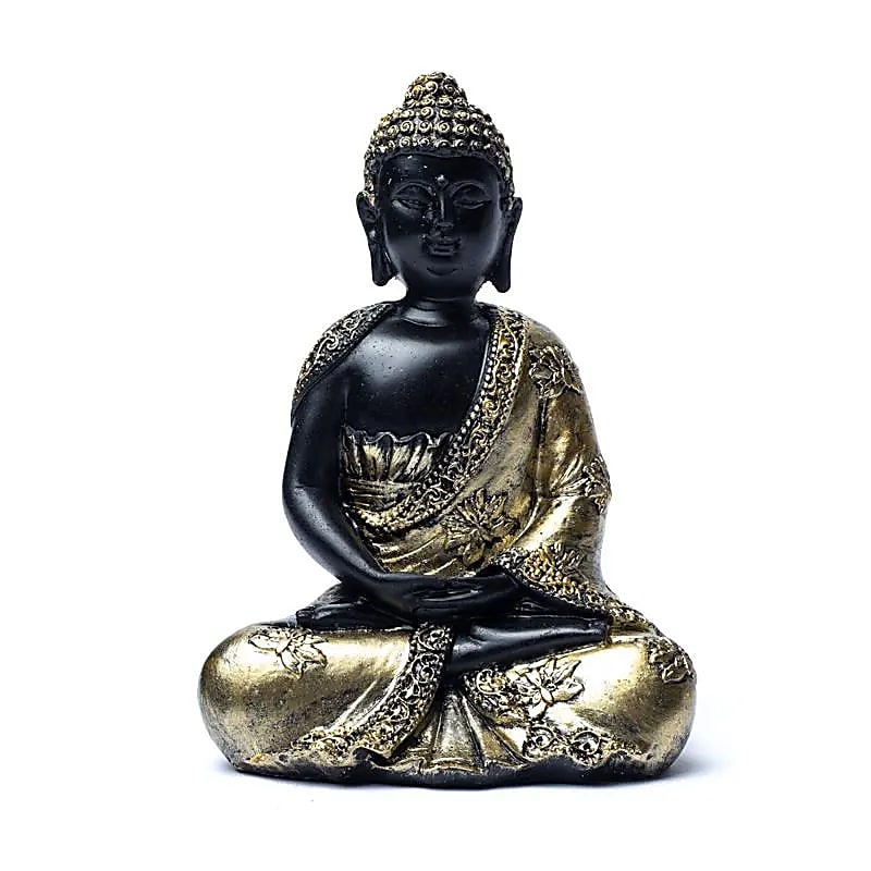 Meditation Buddha Antique Críoch - 272 G; 10.5×7×15 Cm