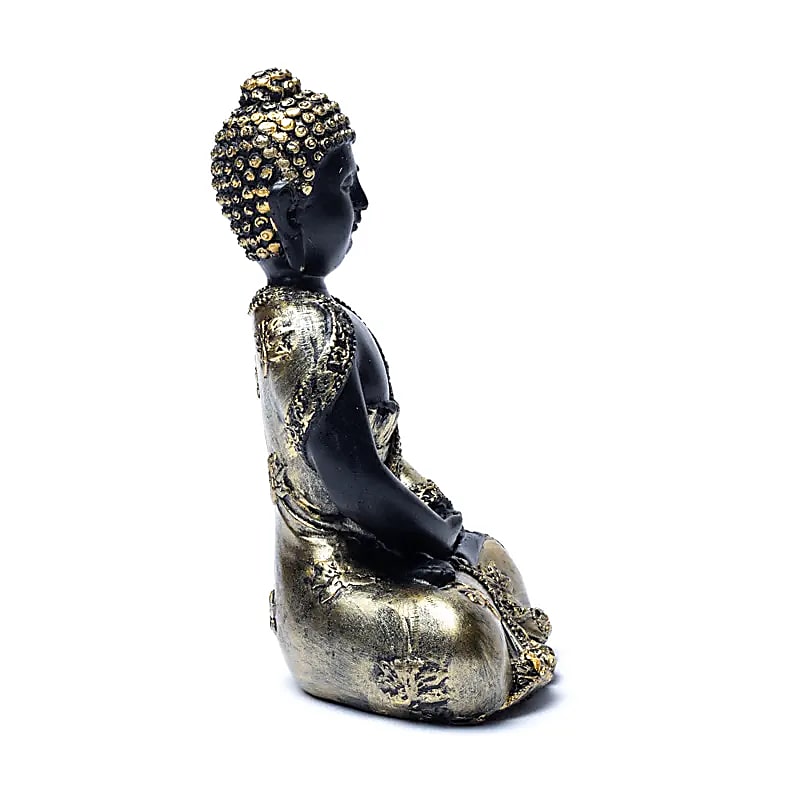 Meditation Buddha Antique Críoch - 272 G; 10.5×7×15 Cm