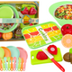 Fruit Cutting Set Salad Cutlery Tray Foodstuffs 25 Pcs.