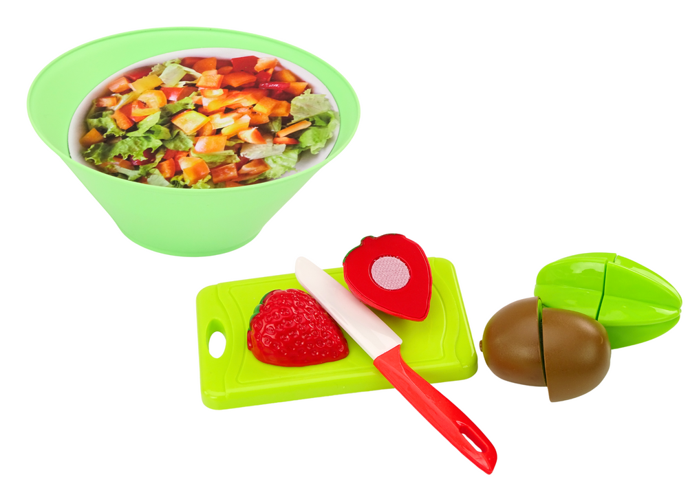 Fruit Cutting Set Salad Cutlery Tray Foodstuffs 25 Pcs.