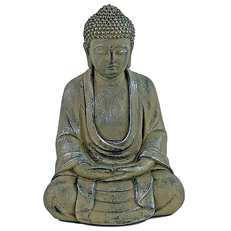 Socha Buddhy Amithaba Japonsko – 712 G; Rozměry 16 x 13 x 24 cm