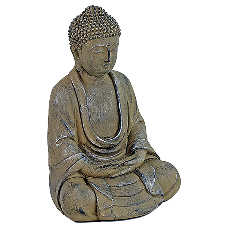 Socha Buddhy Amithaba Japonsko – 712 G; Rozměry 16 x 13 x 24 cm