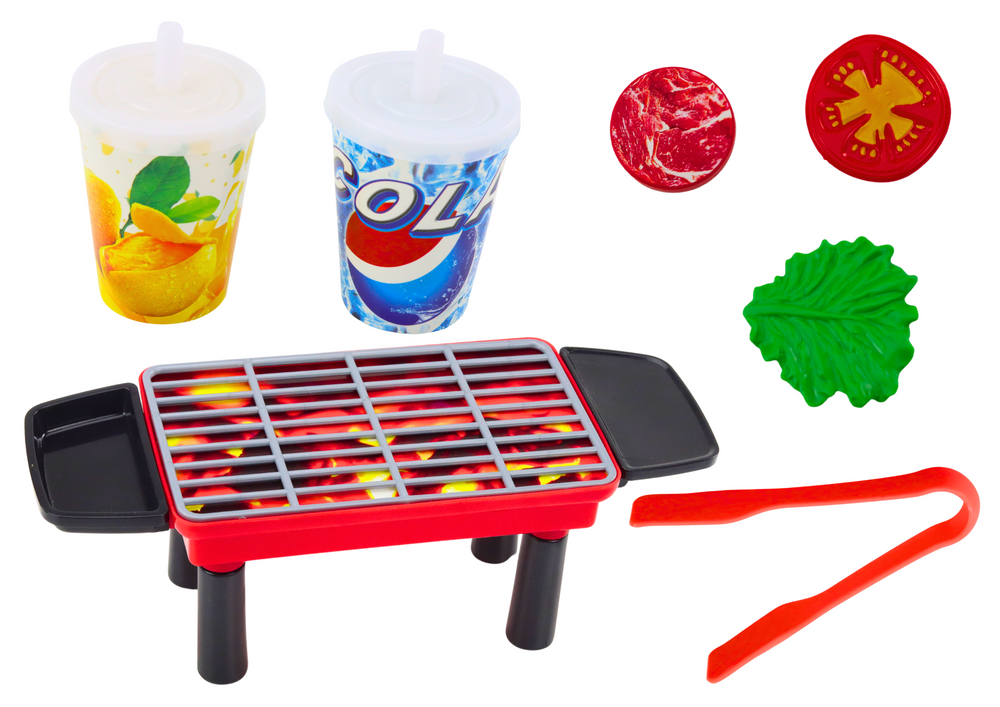 Set Party Grill Food Drinks Vegetables 40 Elements