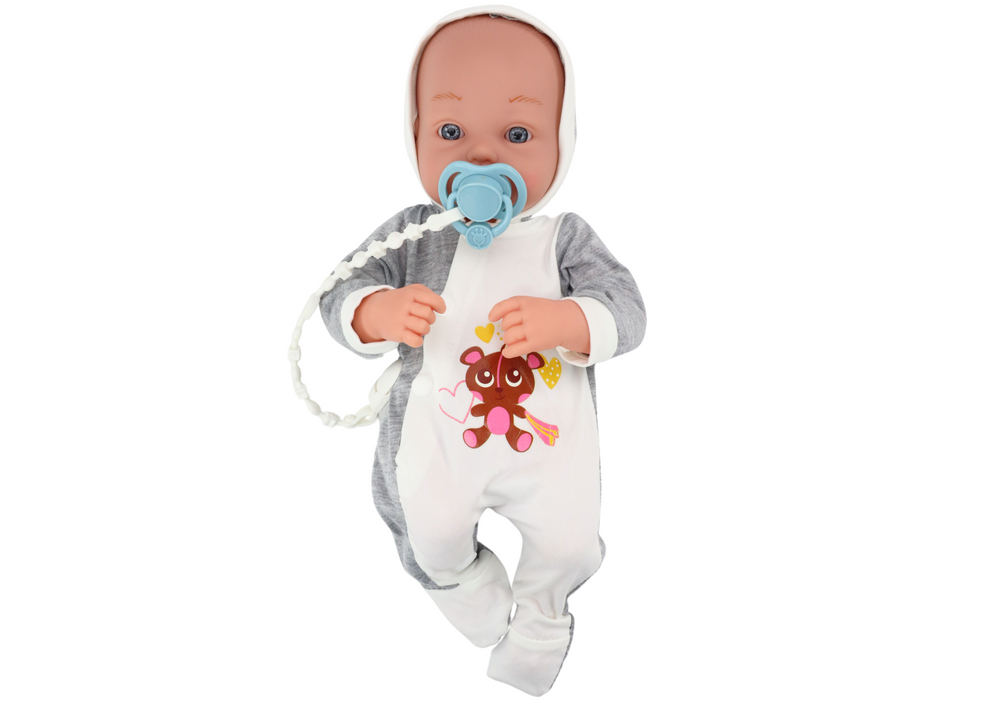 Baby Doll With Pacifier Blanket Bodysuit Accessories Set 35 Cm