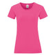 Fruit Of The Loom Iconic 150 T дамска тениска Fucsia