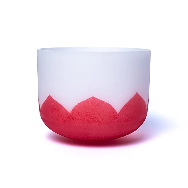 Crystal Singing Bowl Lotus Chakra 1 Ctone 432hz - 20cm