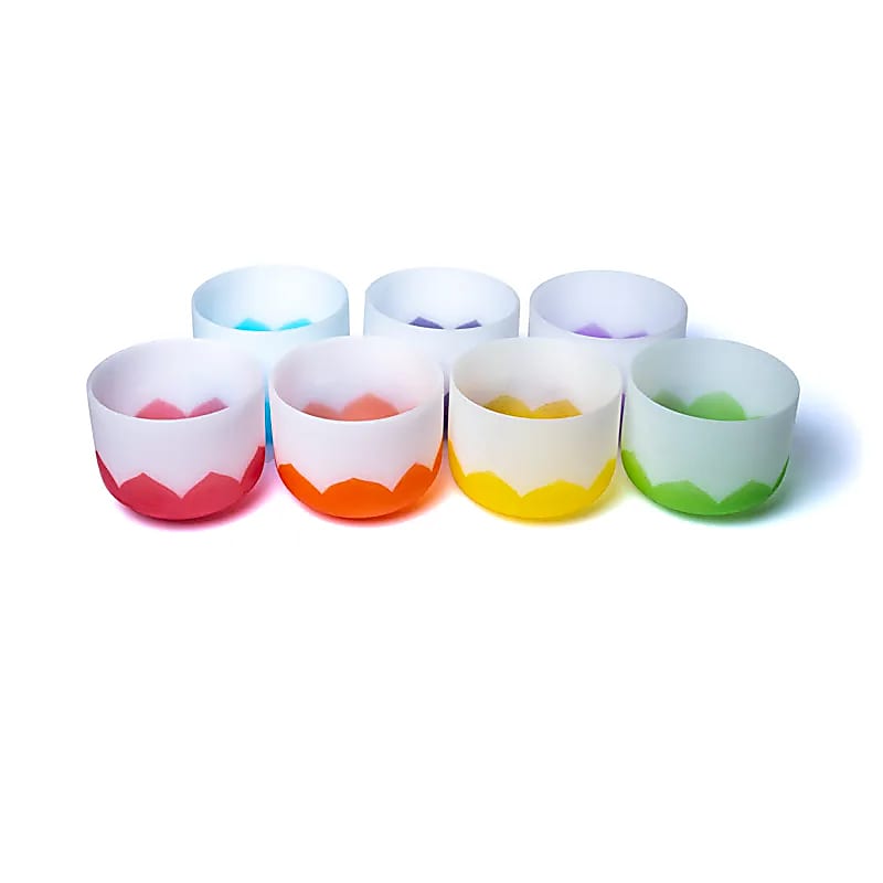 Crystal Singing Bowl Lotus Chakra 1 Ctone 432hz - 20cm