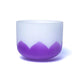 Crystal Singing Bowl Lotus Chakra 7 Btone 432hz - 20cm