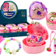 Set: Chest Heart Box Jewelry Box Accessories Mix