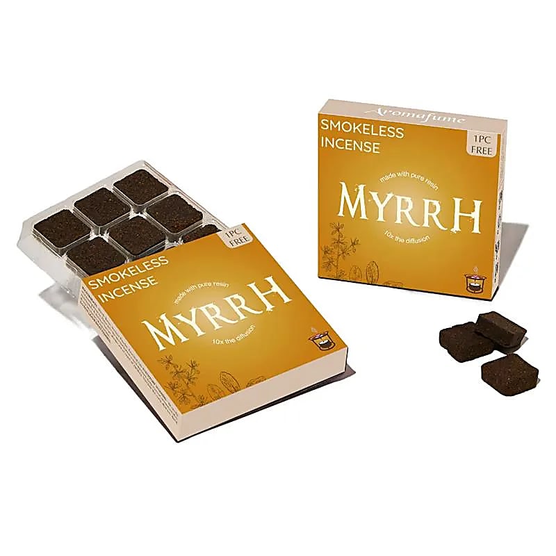 Aromafume Incenso Bricks Mirra - pacote de 3 unidades - 40 G