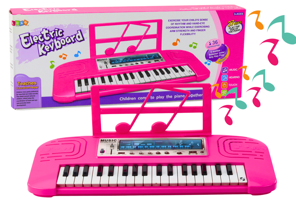 Electric Piano For Children 36 Melodies Pink