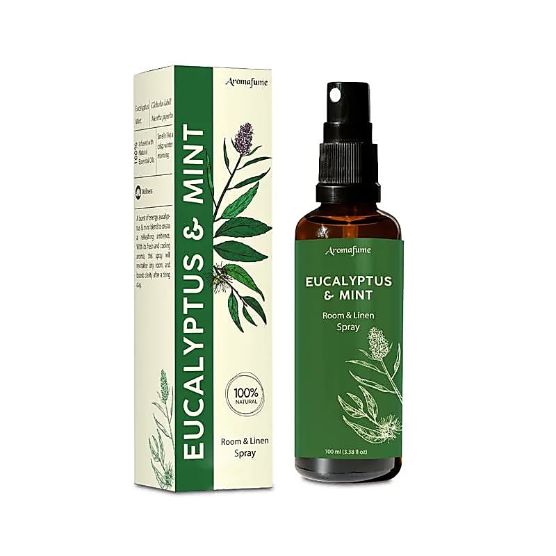 Aromafume Spray Ambiente E Biancheria Eucalipto & Menta - Confezione 100ml Confezione Da 3 Pz