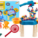 Multifunctional Table 4in1 Blocks Fishing Drawing Blue