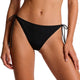 Squba Lazos Bikini Bottom Negro