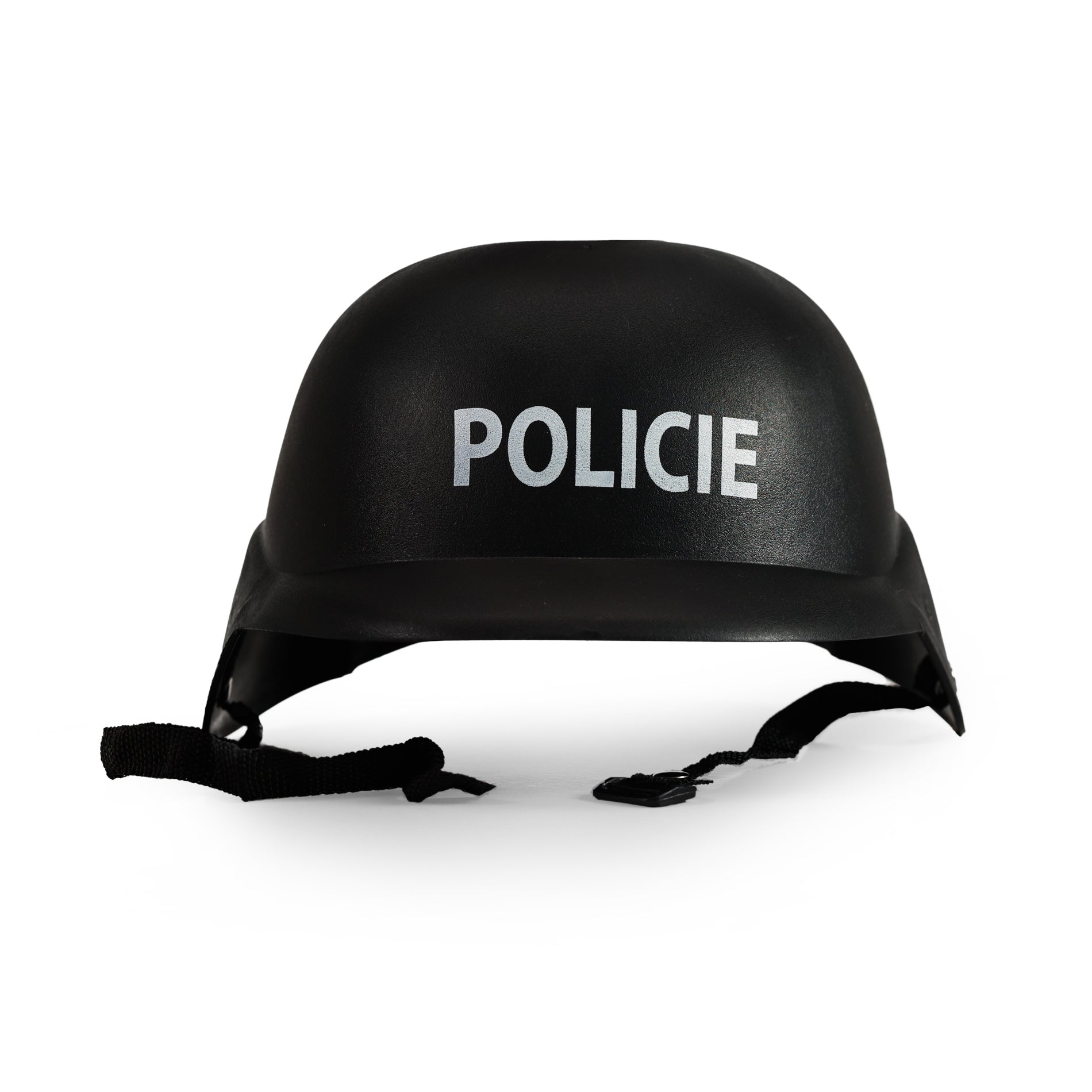 El chaleco policial con accesorios.