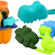 Dinosaur Sand Set Funnel Grinder Molds Spatula 7 Pieces.