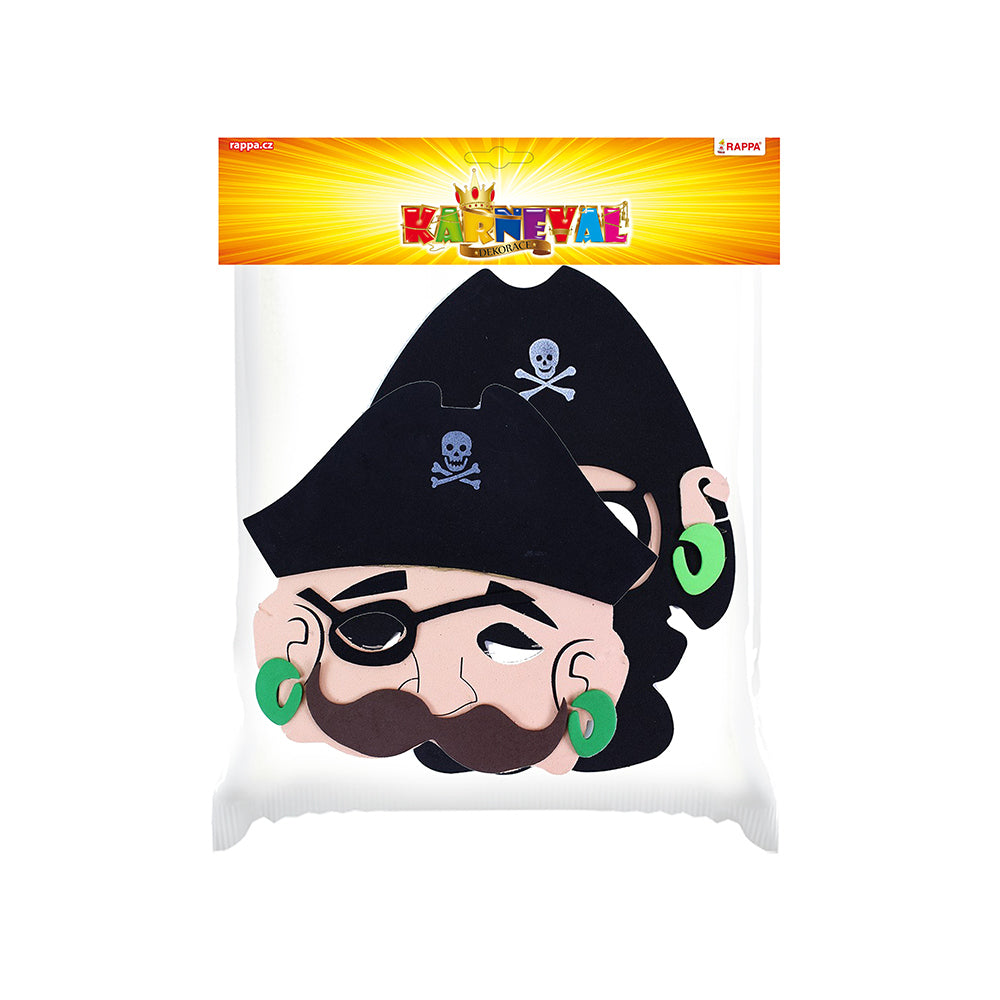 Pirátská maska pro dospělé 2 ks