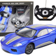 Rc Remote Control Car 1:16 Lights Blue
