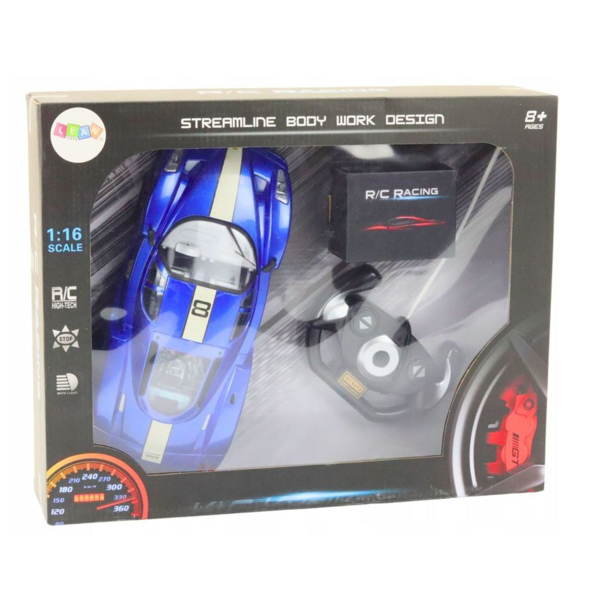 Remote Control Sports Car 1:16 R/c Blue