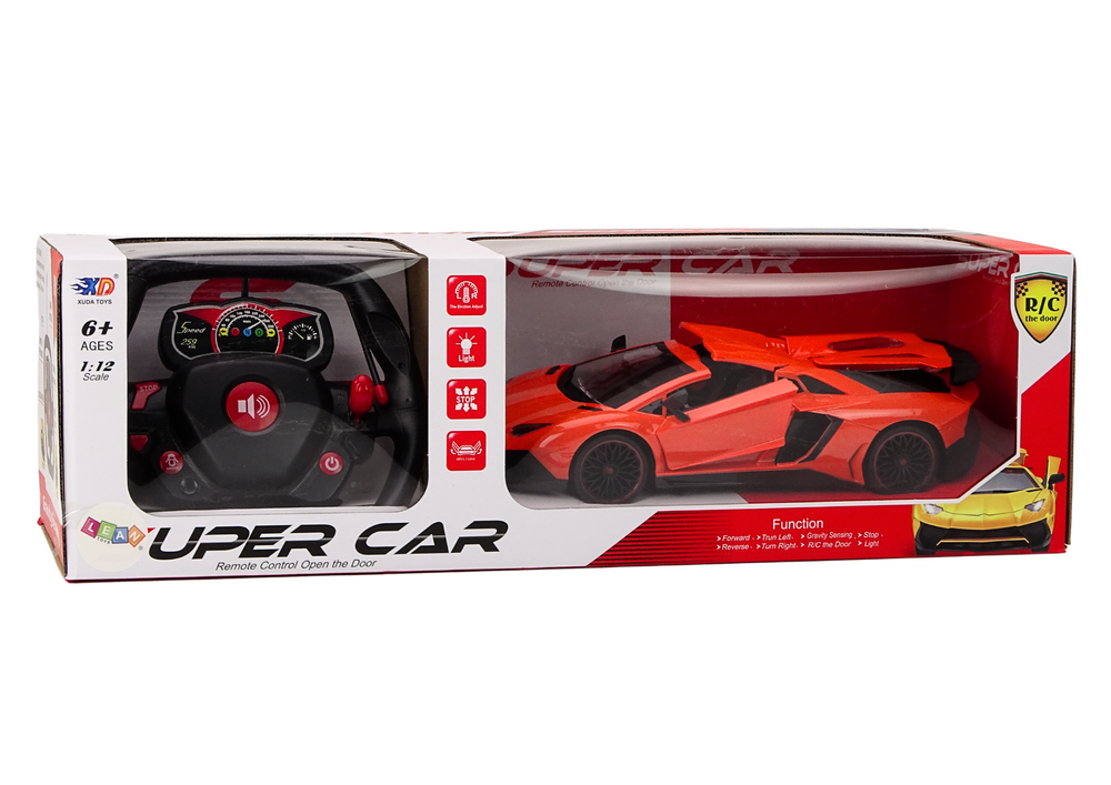 Rc Sports Car 1:12 Opening Doors Orange
