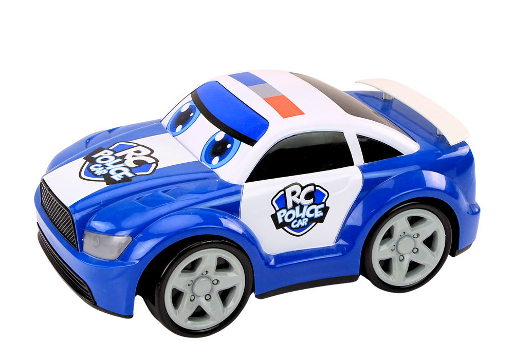 Cartoon Police Car Remote Controlled Lights Sounds