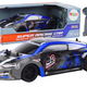 Rc Remote Control Car 1:18 Rubber Wheels Drift Blue