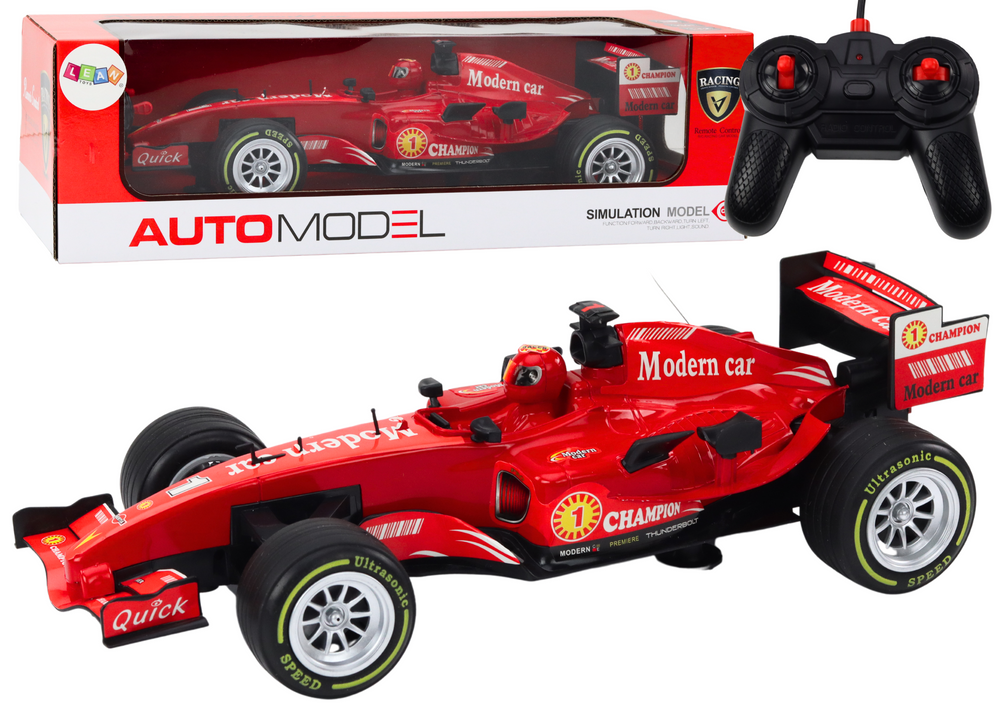 Cianrialaithe Rc Racer 1:12 Fuaimeanna Soilse Dearg