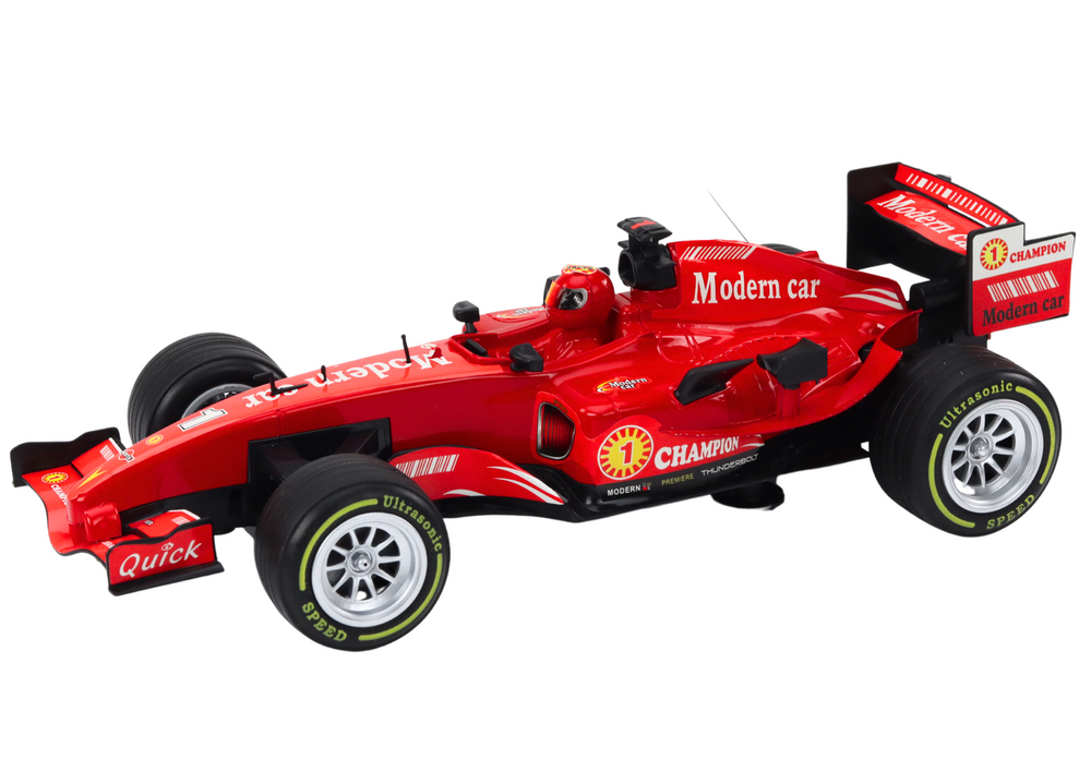 Cianrialaithe Rc Racer 1:12 Fuaimeanna Soilse Dearg
